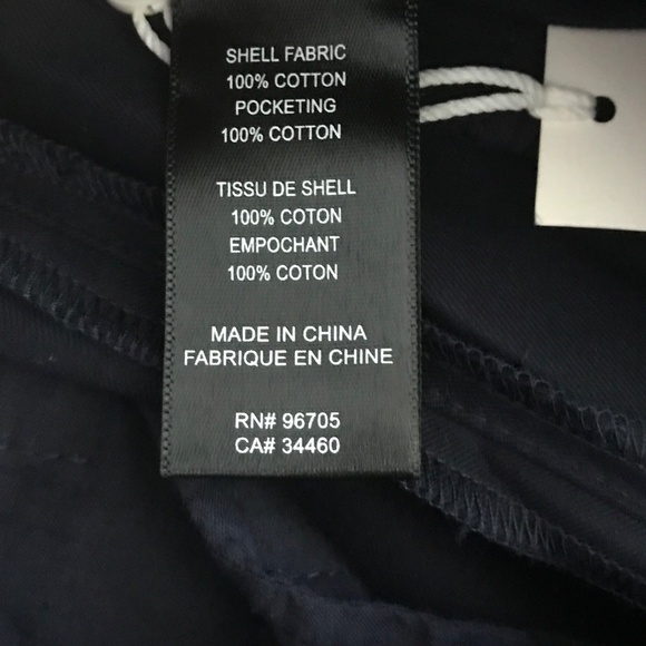 REBECCA TAYLOR Chino Wide Leg Pants Flare Cropped Cotton Blue Women’s Size 8 - Picture 12 of 16